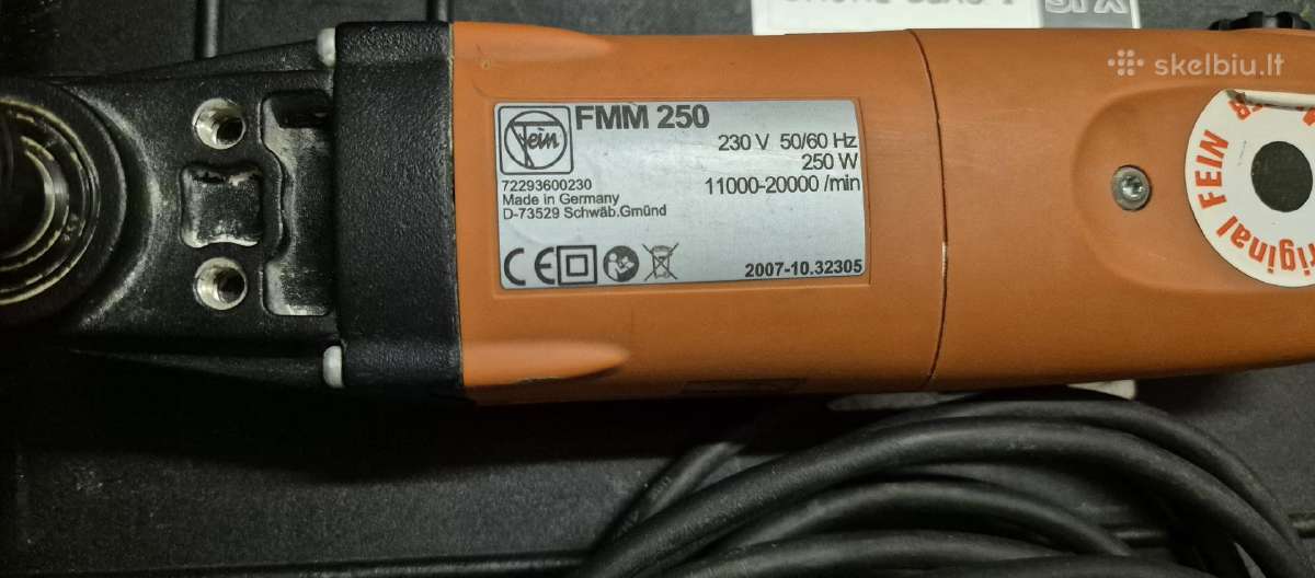 Fein Fmm250 Multitool - nuotraukos Nr. 2