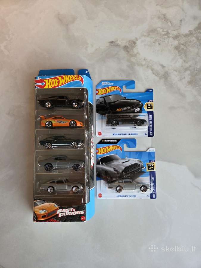 Hot Wheels f&f rinkinys su Toyota Supra Exclusive