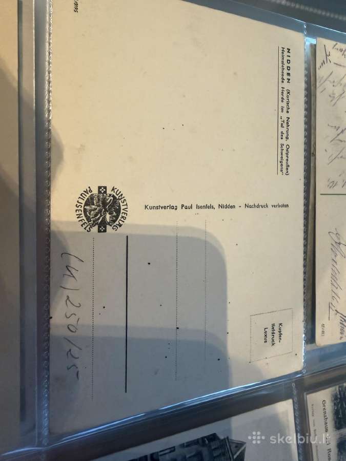 Originalus tarpukario Nidos (Nidden) atvirukas - nuotraukos Nr. 2