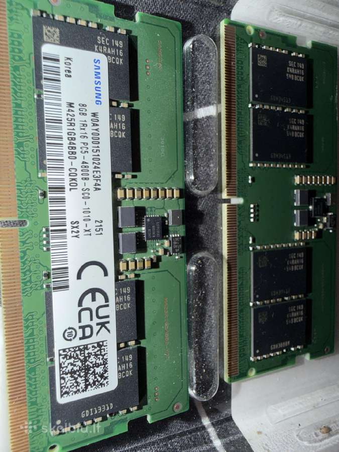 Samsung 16gb (2x8gb) Ddr5 4800mhz So-dimm RAM