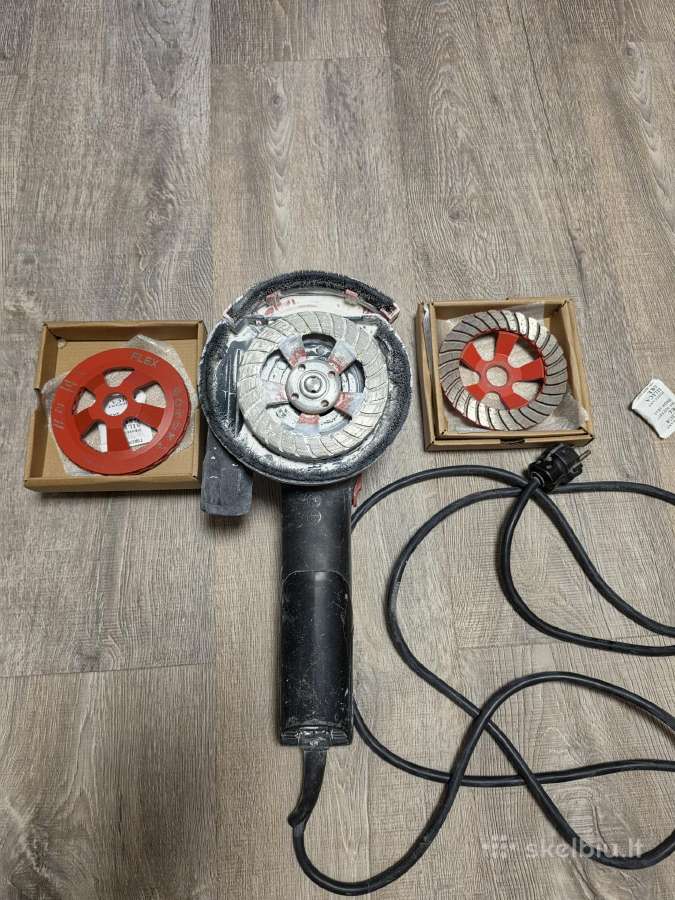 Wurth betono slifuoklis 1700w - nuotraukos Nr. 2