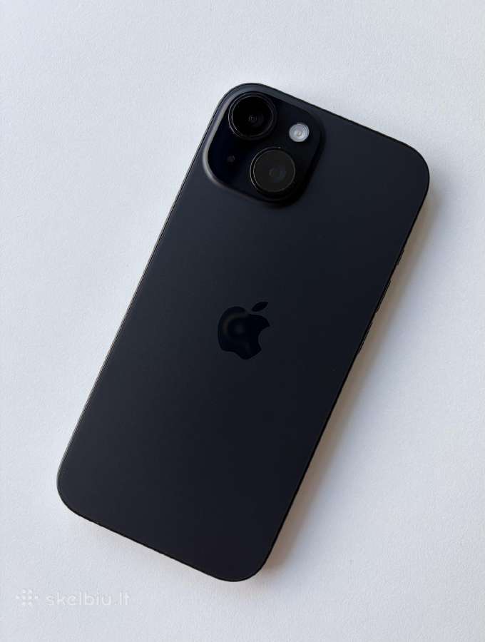 Parduodamas iPhone 15, 128 GB