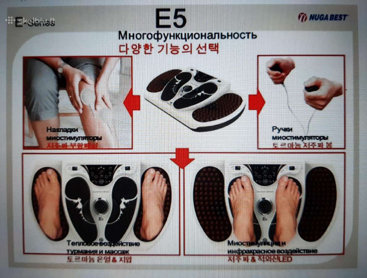 Nuga Best E5 biomasažuoklis - nuotraukos Nr. 8