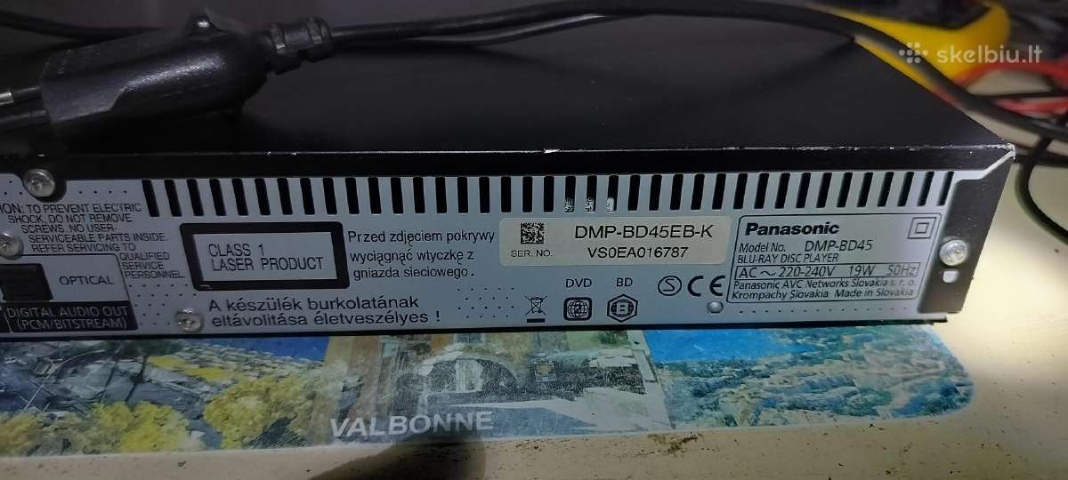 Panasonic Dmp- Bd 45 Blu-ray diskų grotuvas - nuotraukos Nr. 15