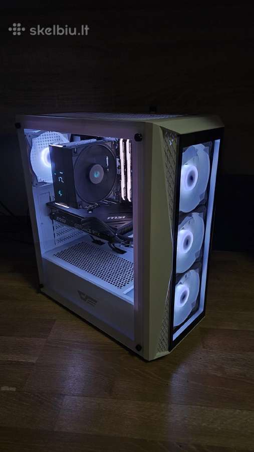 Kompiuteris su Rtx 4070, 7 5800x , 32gb