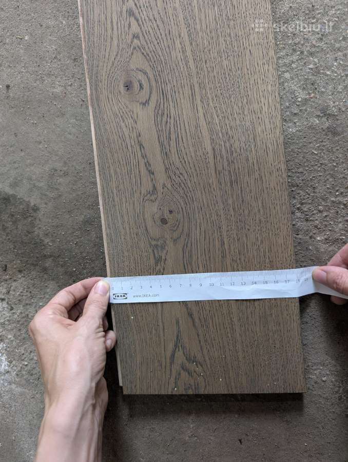 Medinės ąžuolinės parketinės lentos grindys parket - nuotraukos Nr. 2