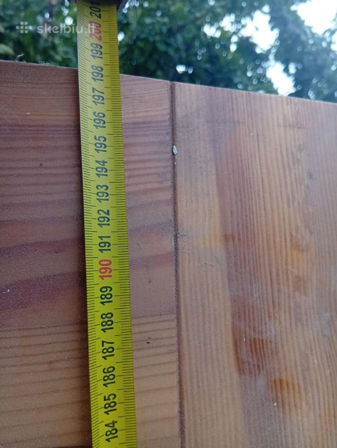 Parduodamos medinės durys su stakta rankena - nuotraukos Nr. 4