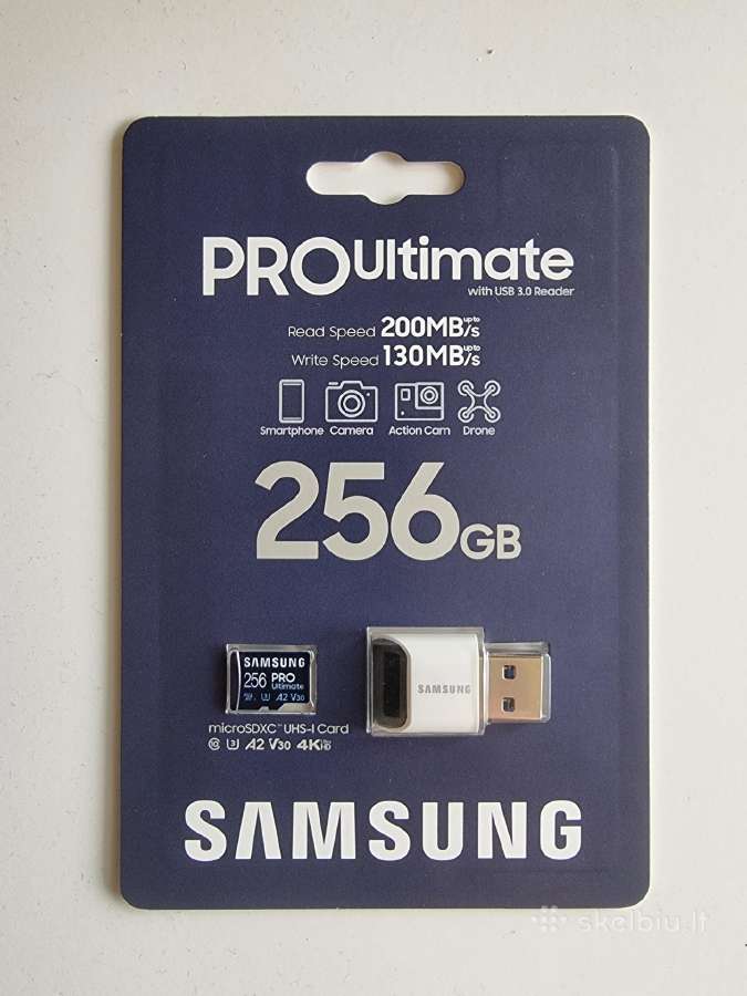 Samsung Pro Ultimate 256gb microsdxc MB-my256sb/w