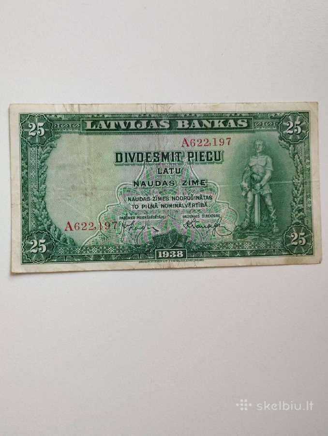 Prieškariniai Latvijos latai - nuotraukos Nr. 2