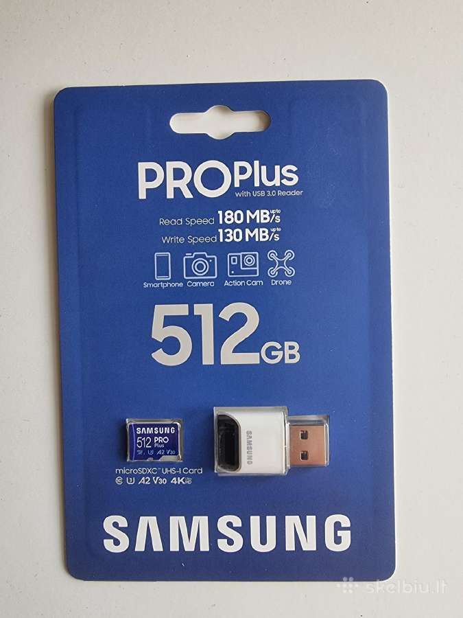 Samsung Pro Plus 512gb microsdxc (MB-md512sb/ww)