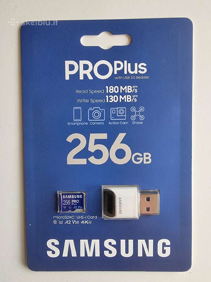 Samsung Pro Plus 256gb microsdxc (MB-md256sb/ww)