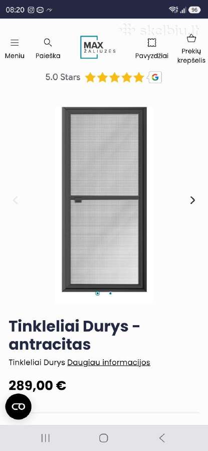 Duris, Roletai tinkleliai nuo uodu, vabzdžiu,nauji - nuotraukos Nr. 3