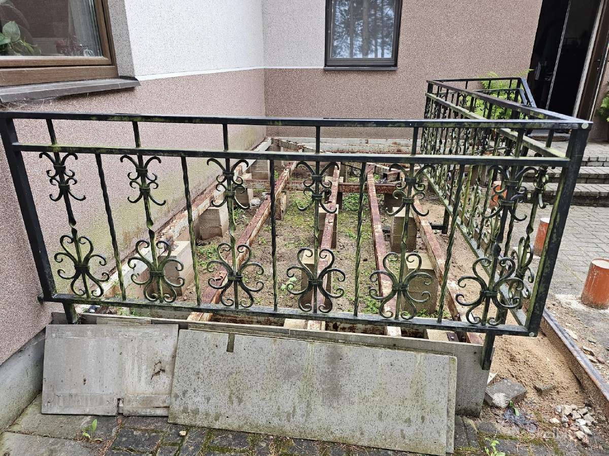 Cinkuota metalinė tvorelė (~7,5m ) - nuotraukos Nr. 2