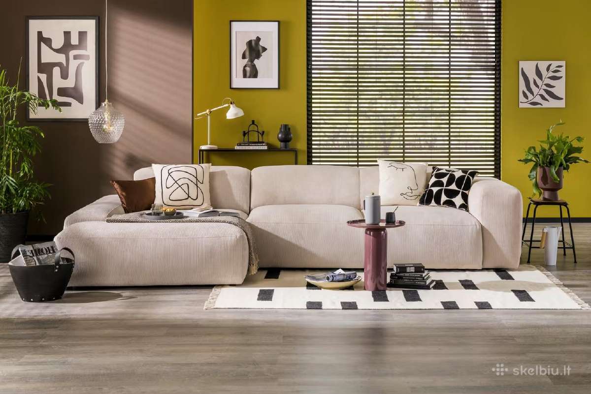 Naujas L formos lounge stiliaus kampas - nuotraukos Nr. 9