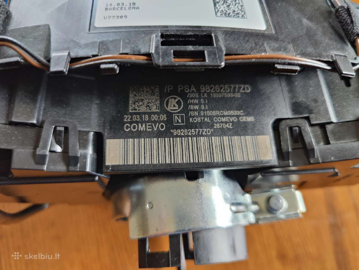 Toyota proace van vairo pultai - nuotraukos Nr. 9