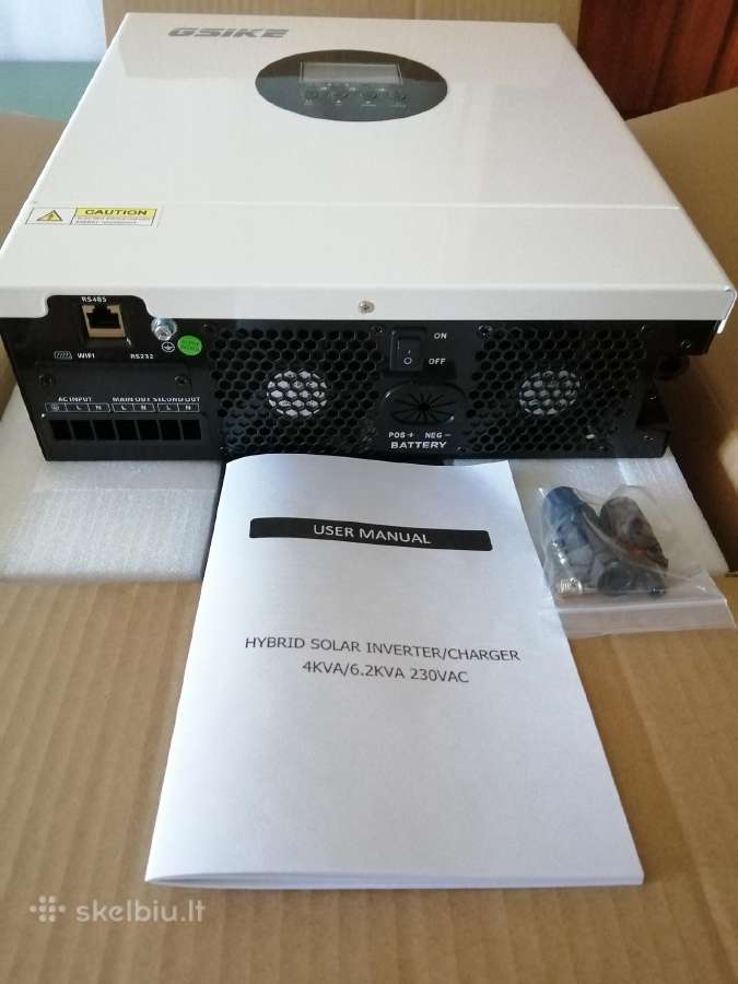 Hibridinis saulės inverteris Gsike 4kw, 24v. - nuotraukos Nr. 2