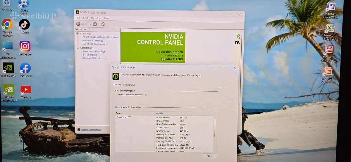Nešiojamas kompiuteris I7 Nvidia SSD naujas 16gb. - nuotraukos Nr. 14