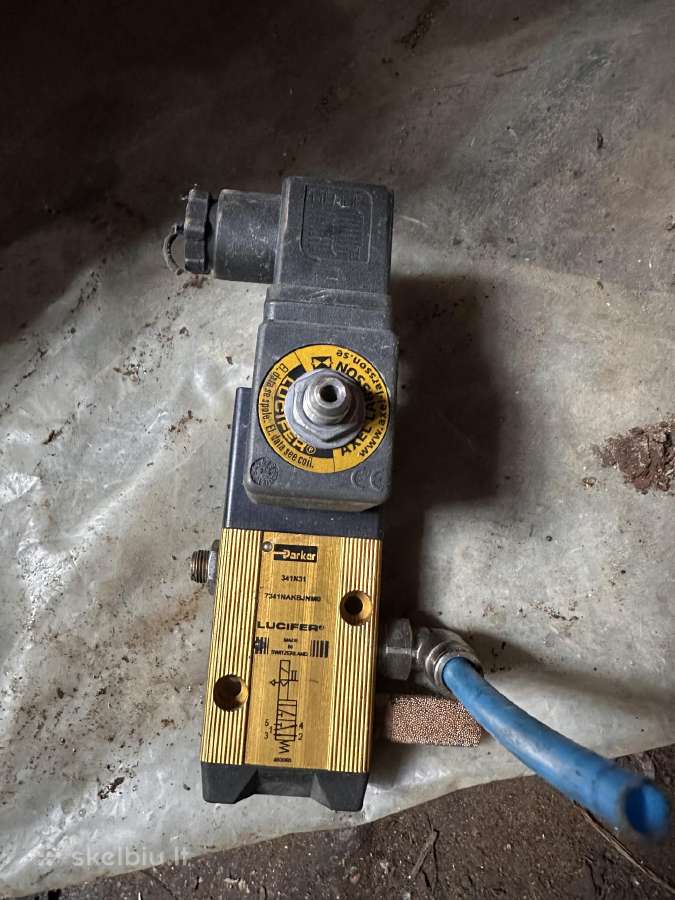 Parker Lucifer pneumatinis elektromagnetinis vožtu