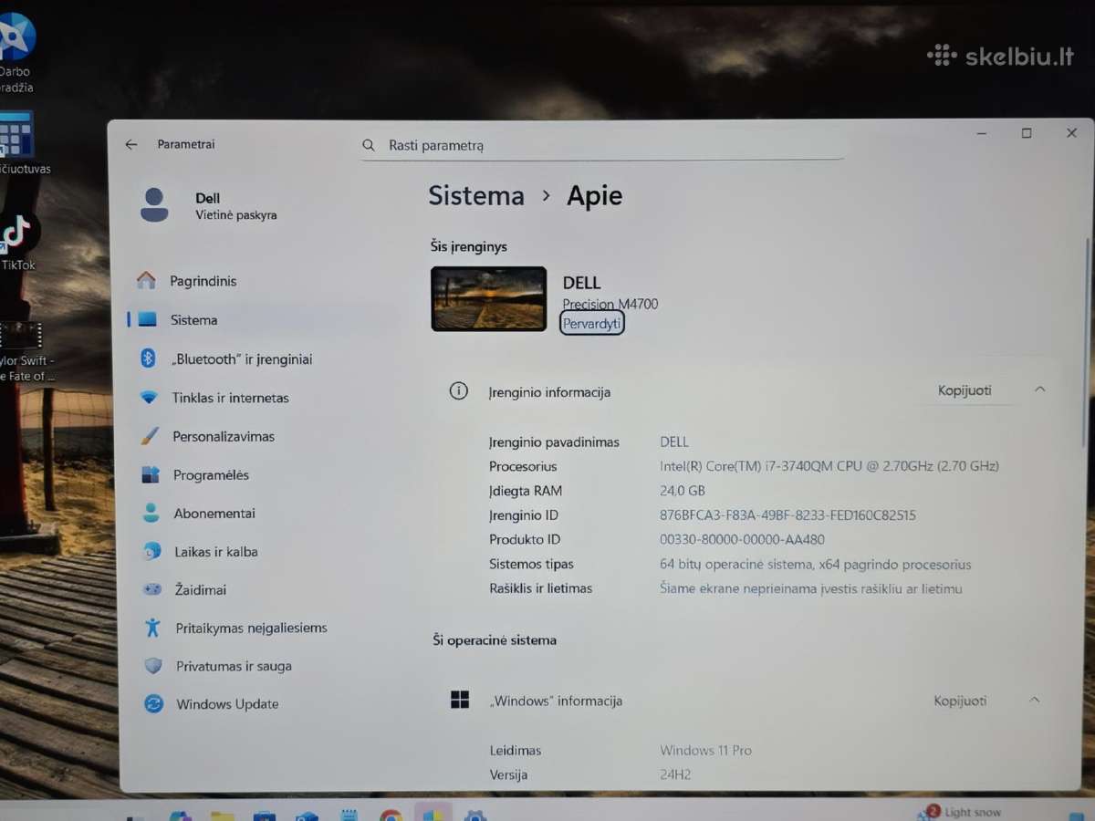 Nešiojamas kompiuteris i7 naujas SSD 500 GB. 24gb. - nuotraukos Nr. 7