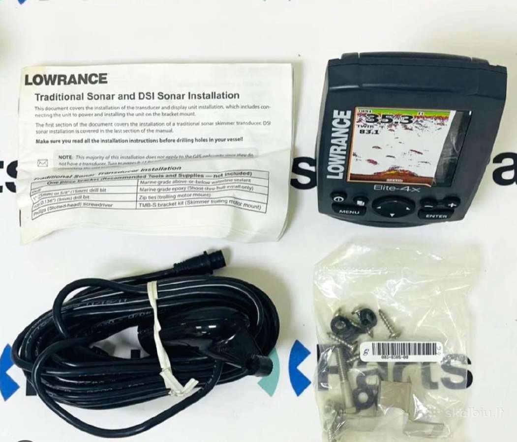 Echolotas Lowrance elite 4x