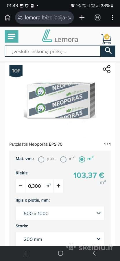 Polisterolo neoporo likutis
