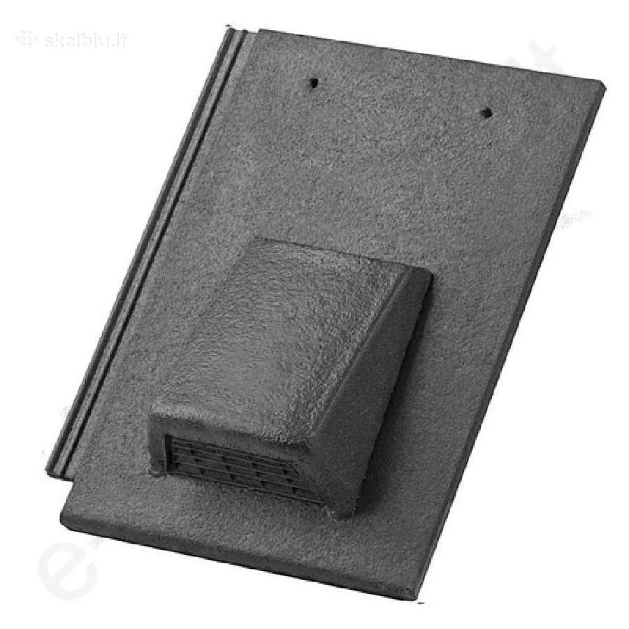Teviva Cisar ventiliacinė čerpė, juoda, 2 vnt.