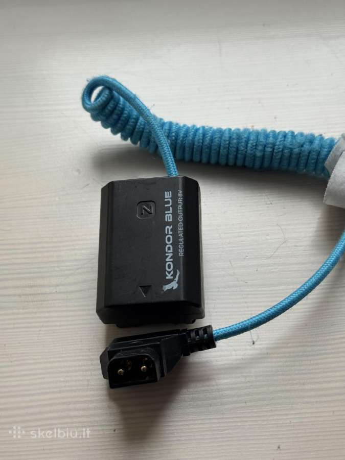 Kondor Blue D-tap į Sony Np-fz100 dummy battery ka - nuotraukos Nr. 2