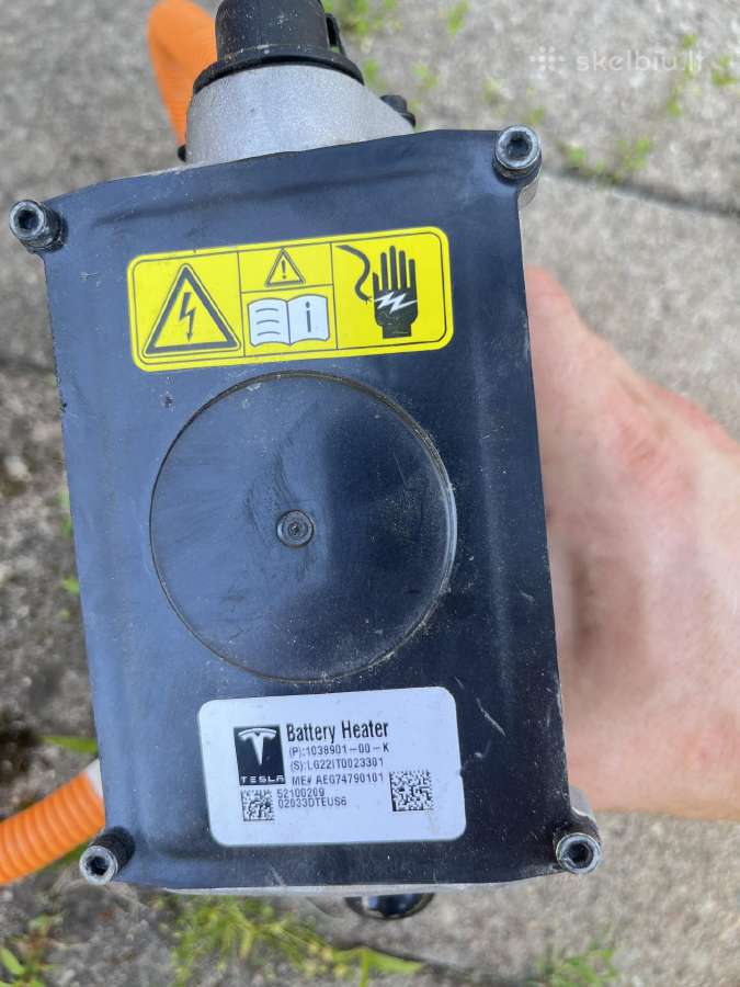 Tesla Model S baterijos šildytuvas (Battery Heater