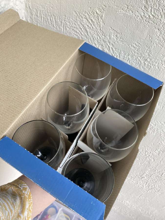 Naujos vyno taurės 330ml - nuotraukos Nr. 3