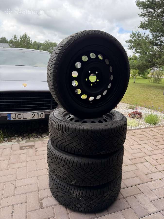 Renault R17 ratlankiai su padangomis 225/55 - nuotraukos Nr. 3