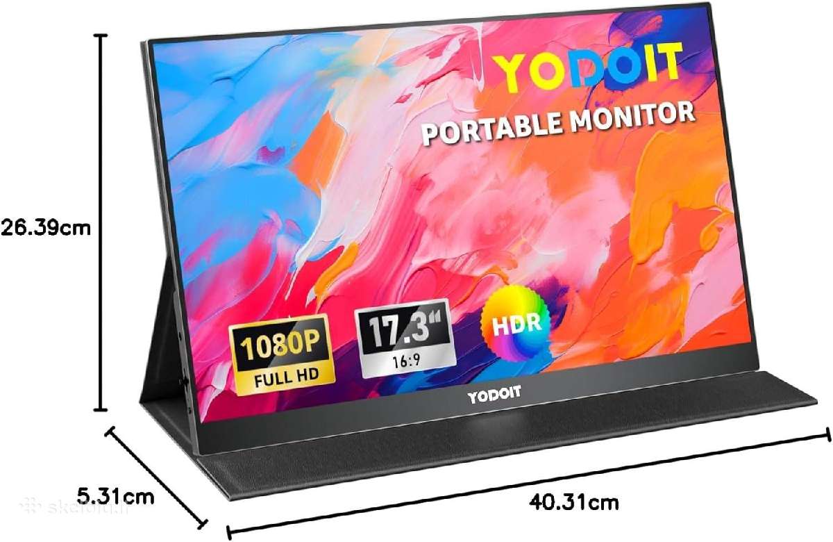 Yodoit 17.3" Full HD Ips nešiojamas monitorius - nuotraukos Nr. 2