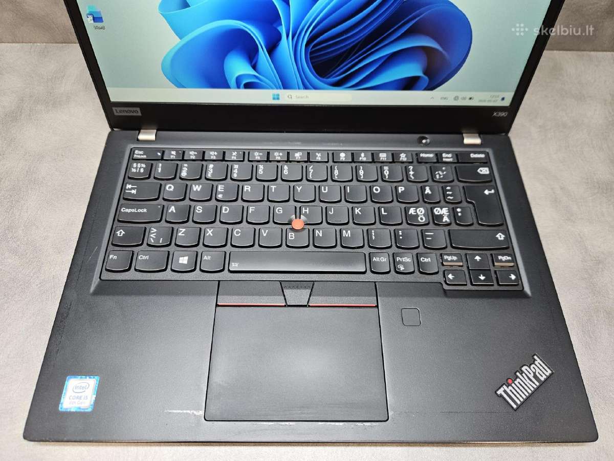 Lenovo Thinkpad X390/13,3"/i5-8265/8ram/256ssd - nuotraukos Nr. 2