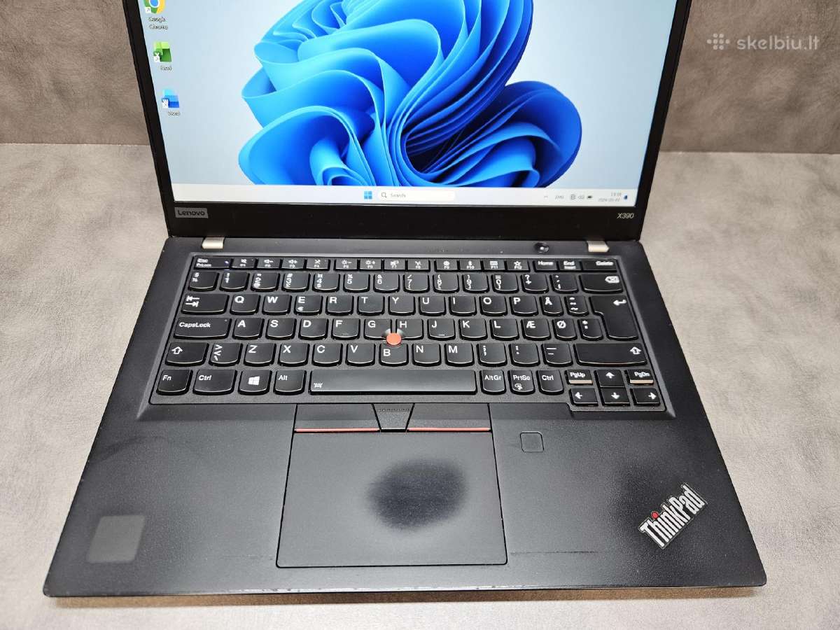 Lenovo Thinkpad X390/13,3"/i7-8665u/16ram/256ssd - nuotraukos Nr. 2