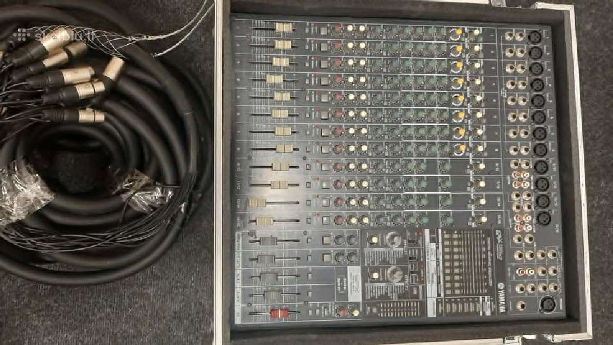 Parduodu Yamaha Emx5016cf su flightcase - nuotraukos Nr. 2