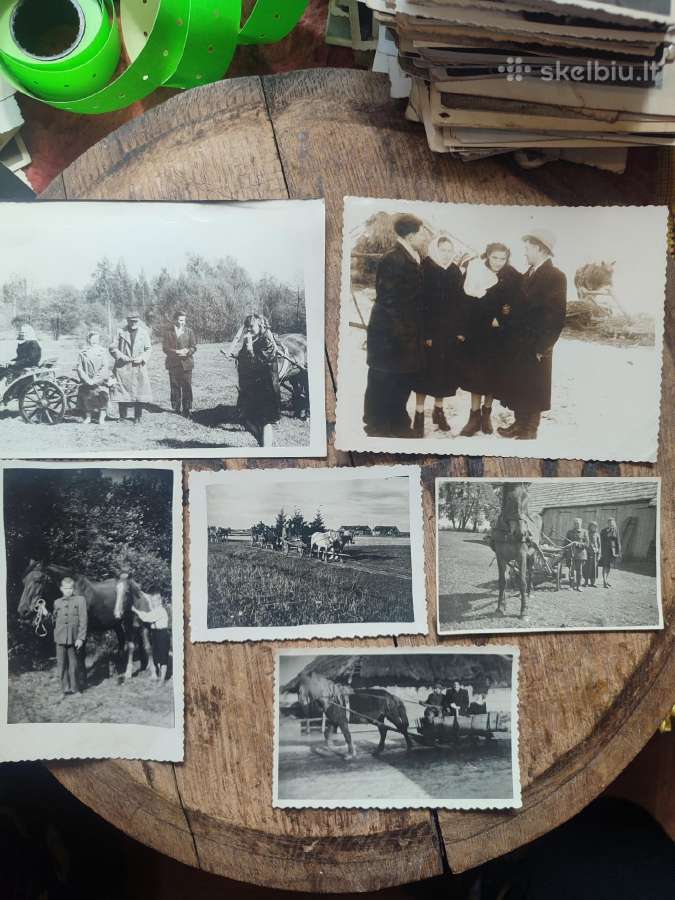 Senos foto su arkliukais ir jų darbu - nuotraukos Nr. 6