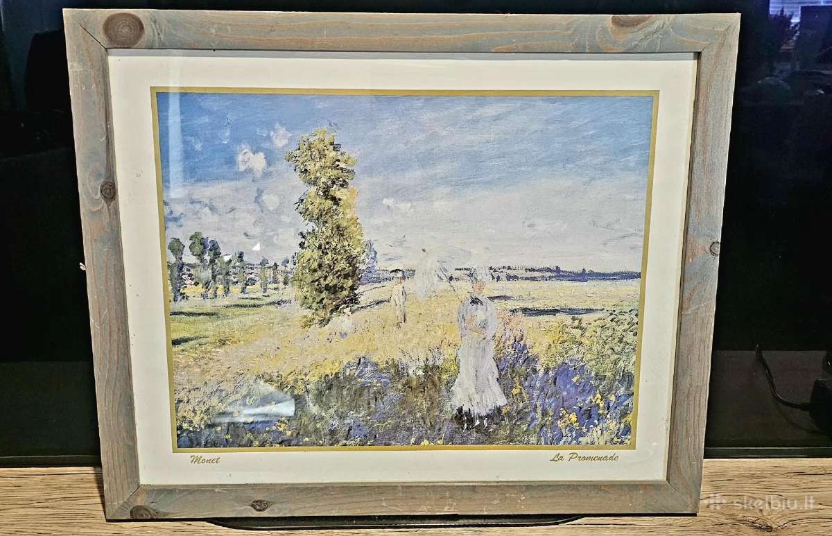 Monet „La Promenade“ paveikslas /reprodukcija