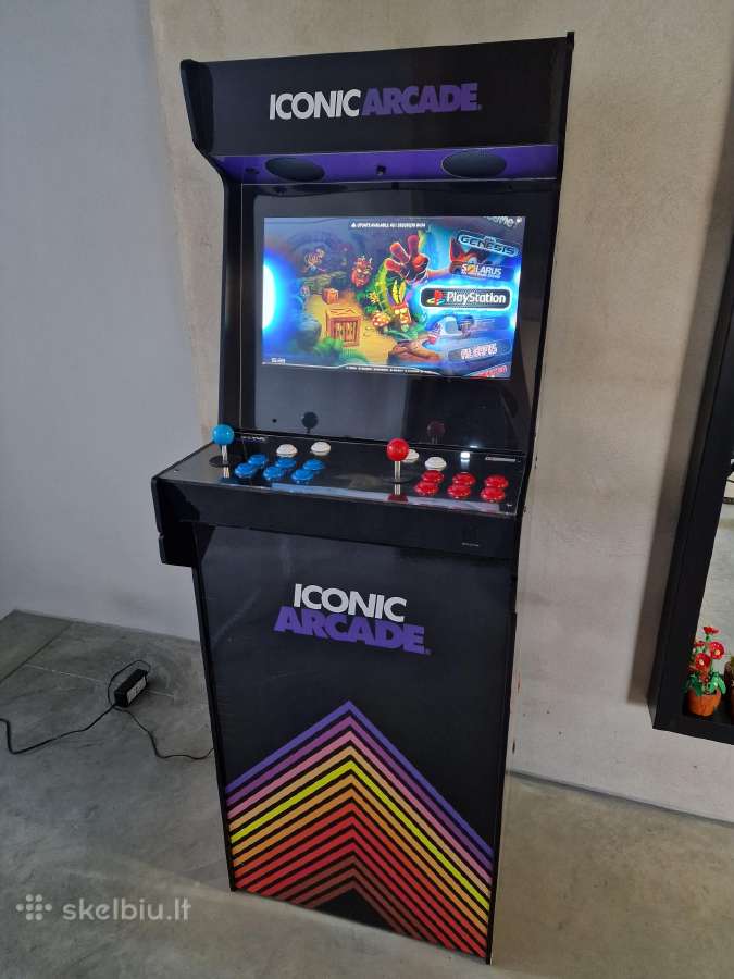 Iconic Arcade Revolution – retro žaidimų automatas
