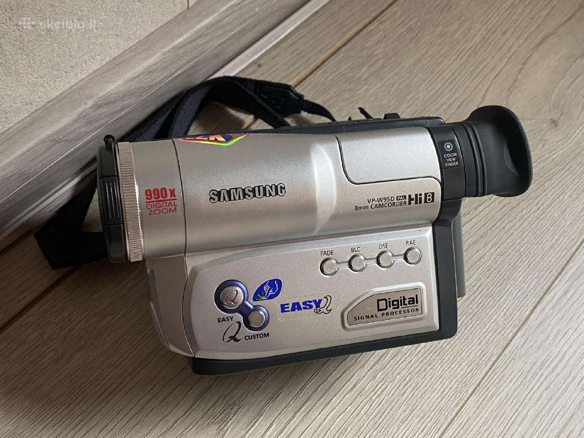 Samsung Vp-w95d Hi8 vaizdo kamera