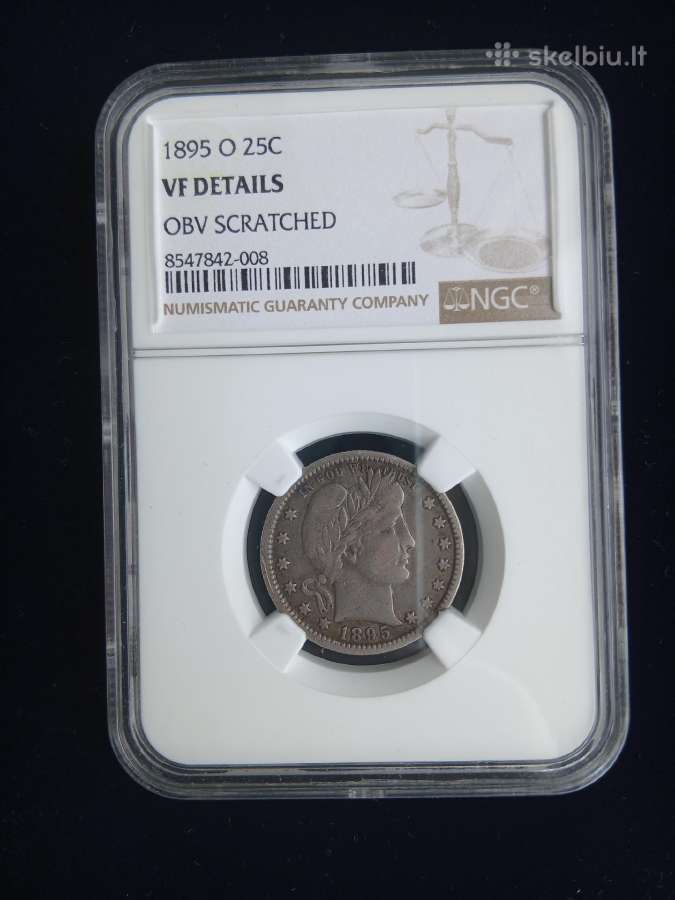 JAV 1895 O Kvoteris Ngc Vf