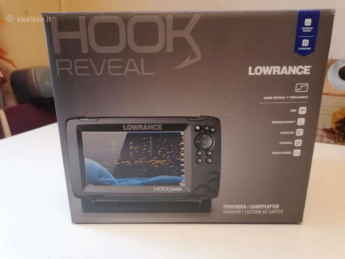 Echolotas Lowrance Hook Reveal 7 tripple shot - nuotraukos Nr. 2