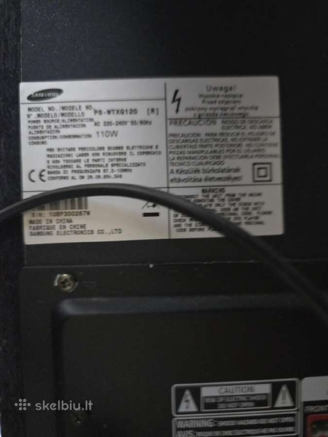 Samsung txq120r Namų kino sistema - nuotraukos Nr. 4