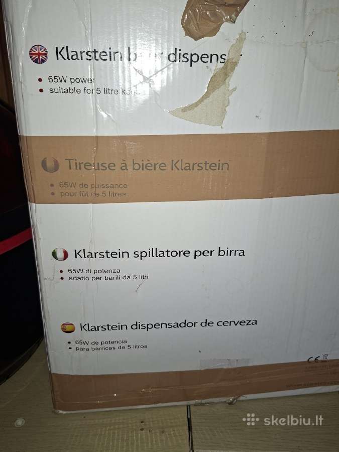 Klarstein Ska 5l alaus dispenceris 65w. Nenaudotas - nuotraukos Nr. 7