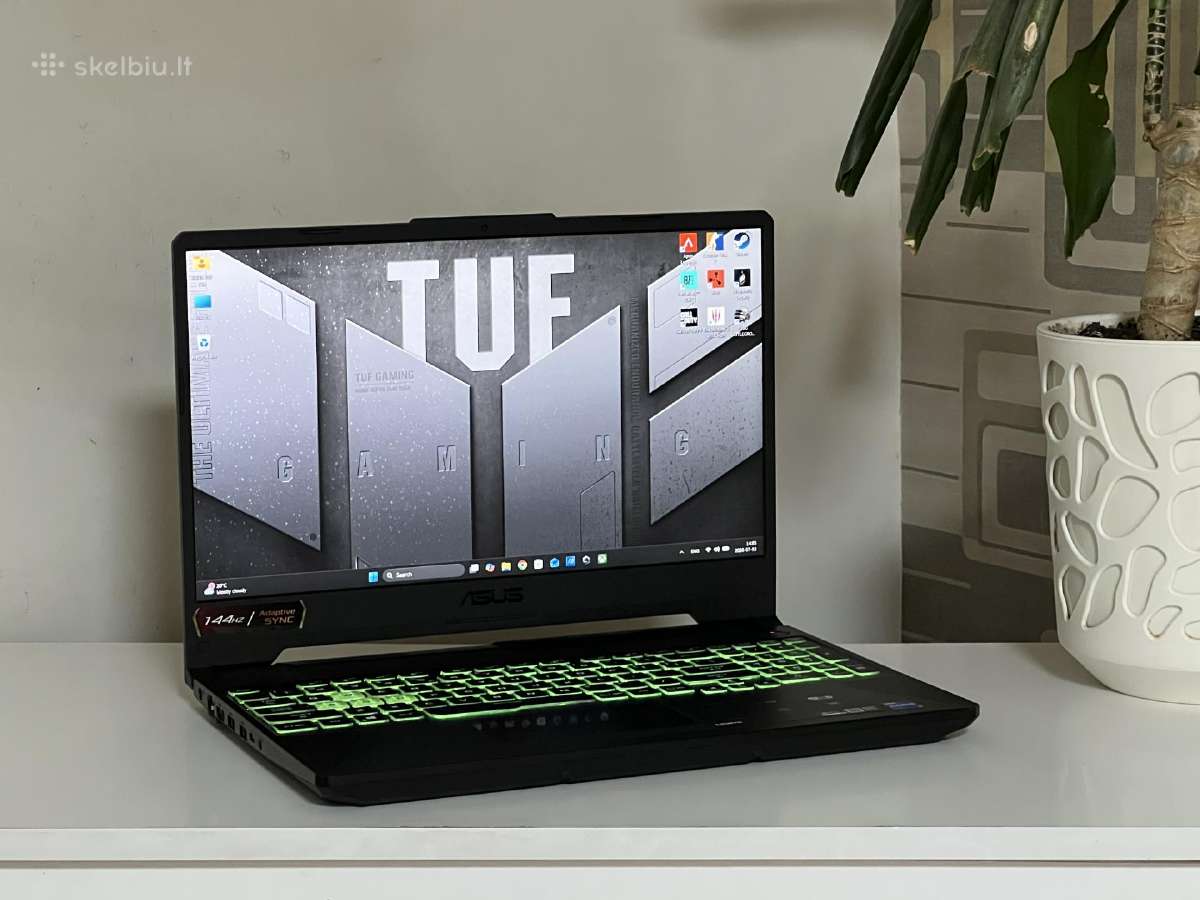 Parduodamas Asus Tuf su Rtx 3060, I5-11k, 144hz.