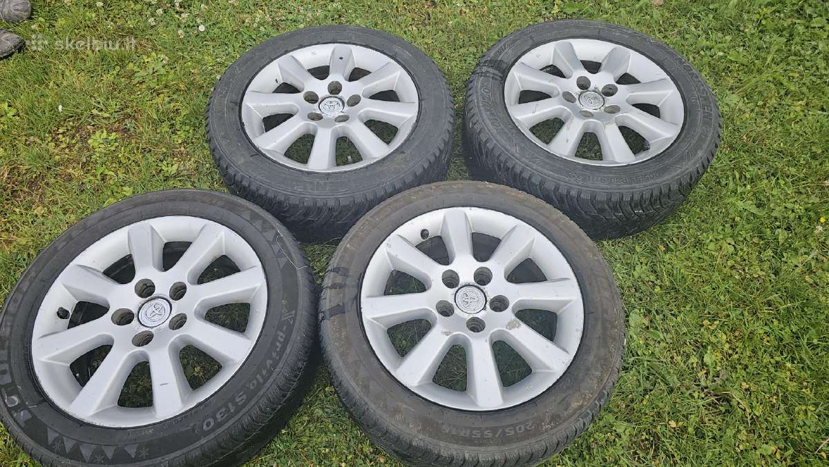 Ratlankiai R16 su padangomis 205/55/16