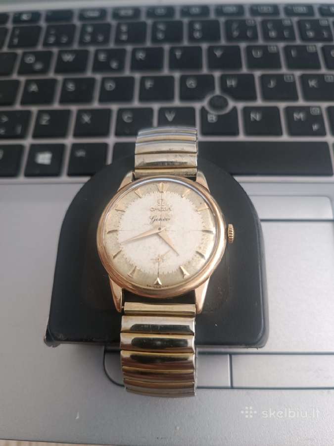 Auksinis laikrodis Omega