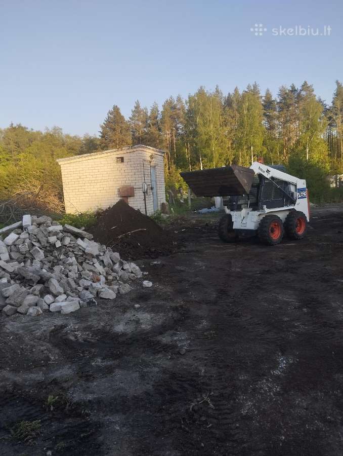 Bobcat nuoma 3t paslaugos - nuotraukos Nr. 3
