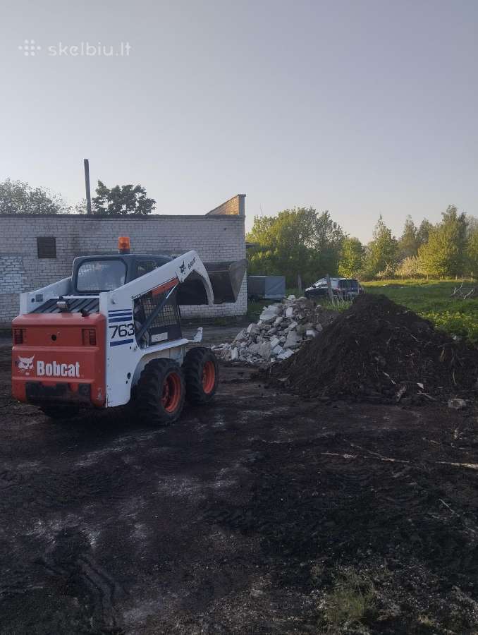 Bobcat nuoma 3t paslaugos - nuotraukos Nr. 7