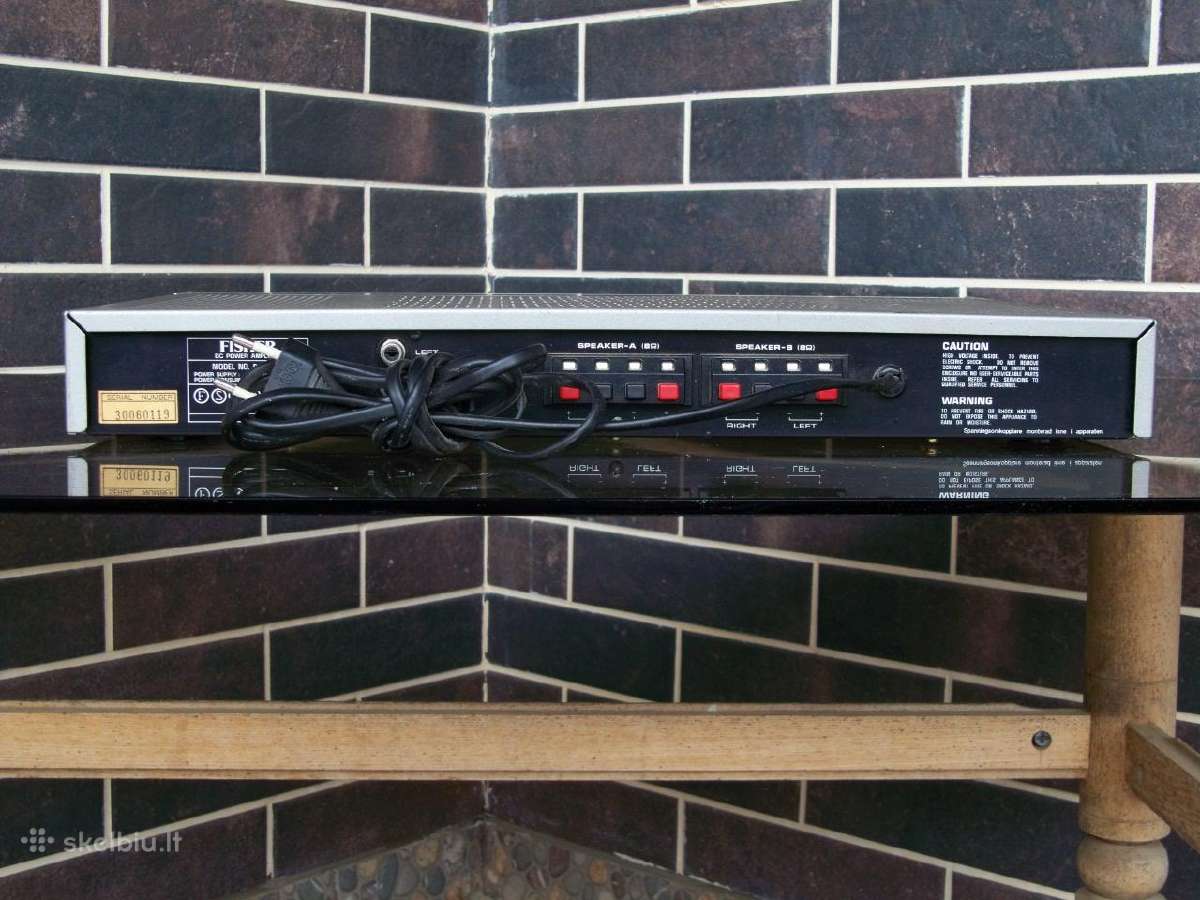 Kenwood L-05m. Kr 9400. Rotel Rmb-100. Fisher. - nuotraukos Nr. 37