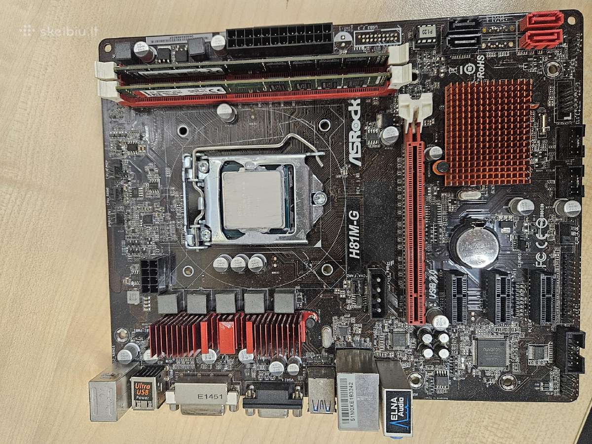 I7 4770k + H81 + 16gb RAM