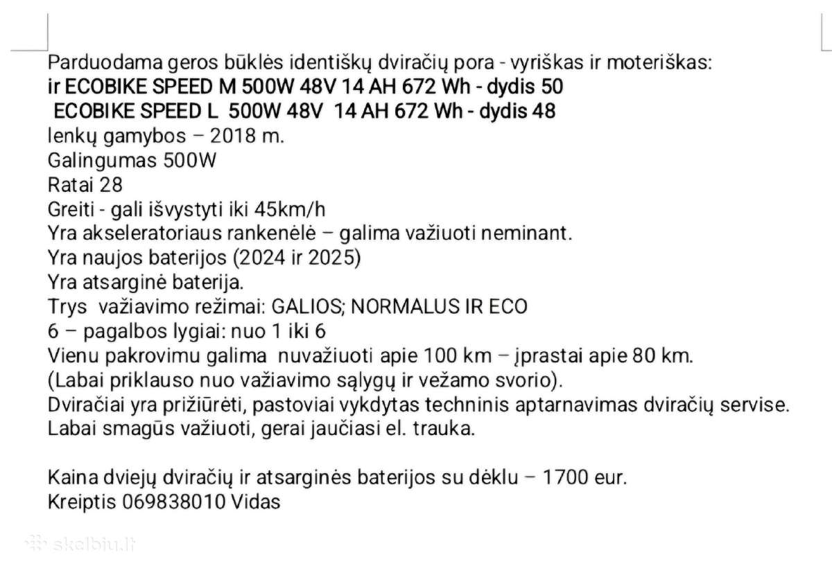 Elektriniai dviračiai - nuotraukos Nr. 9